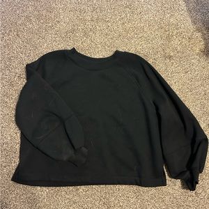 black crew neck